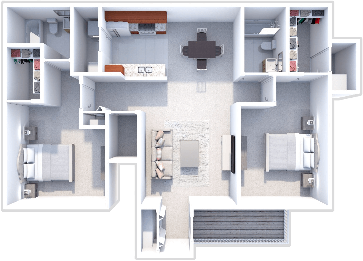 The Carrington floor plan